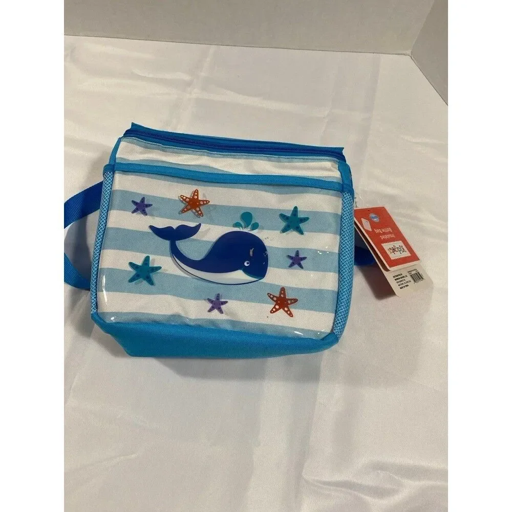 Baby bottle cooler bag insulated formula carrier baby bottle tote leak proof NWT
